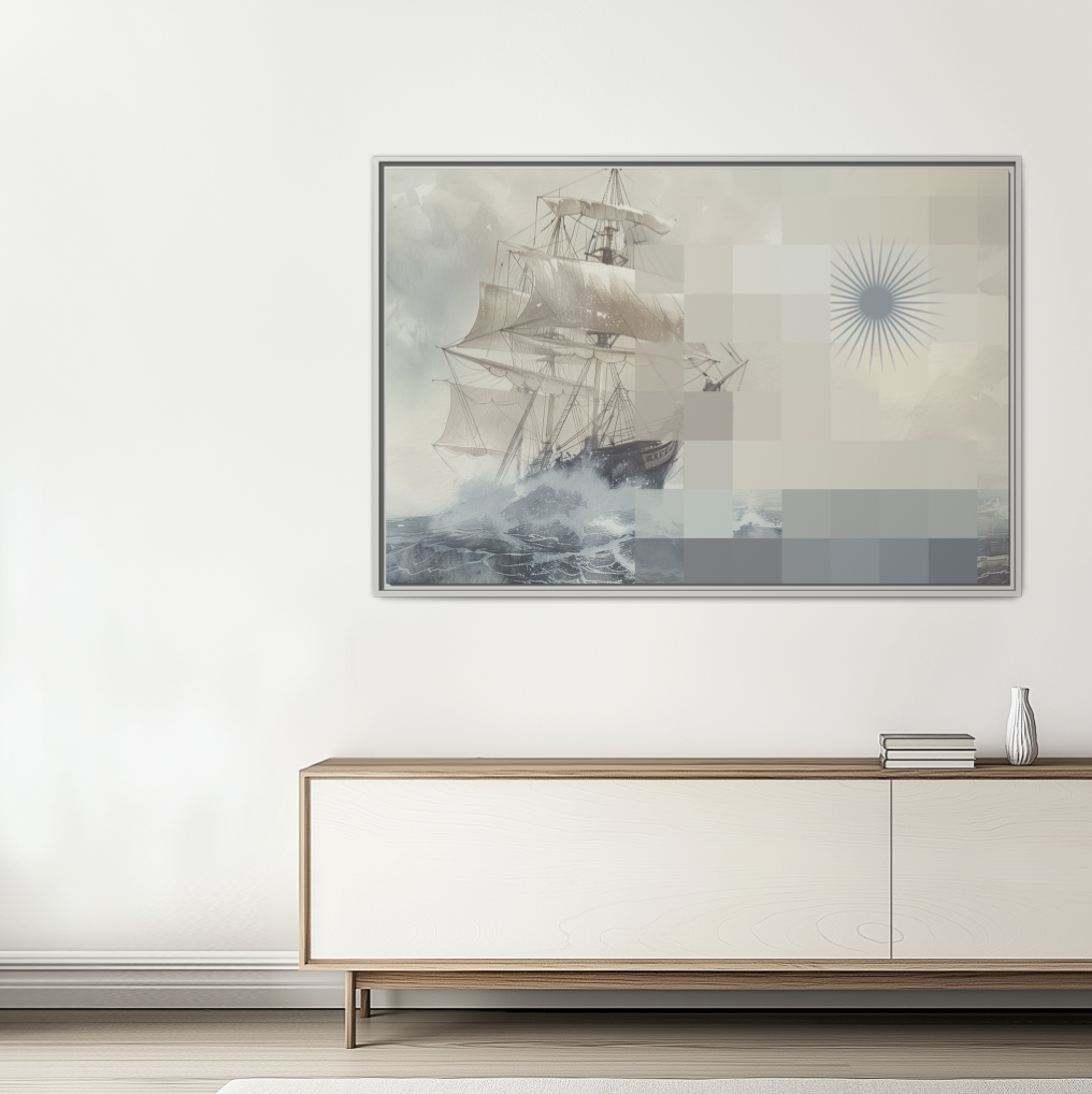 Wake - Framed Canvas