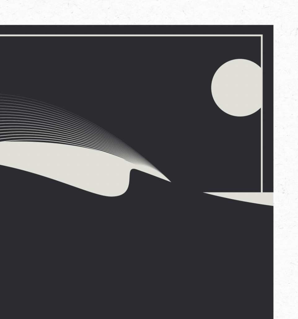 Peel - Night - Framed Print