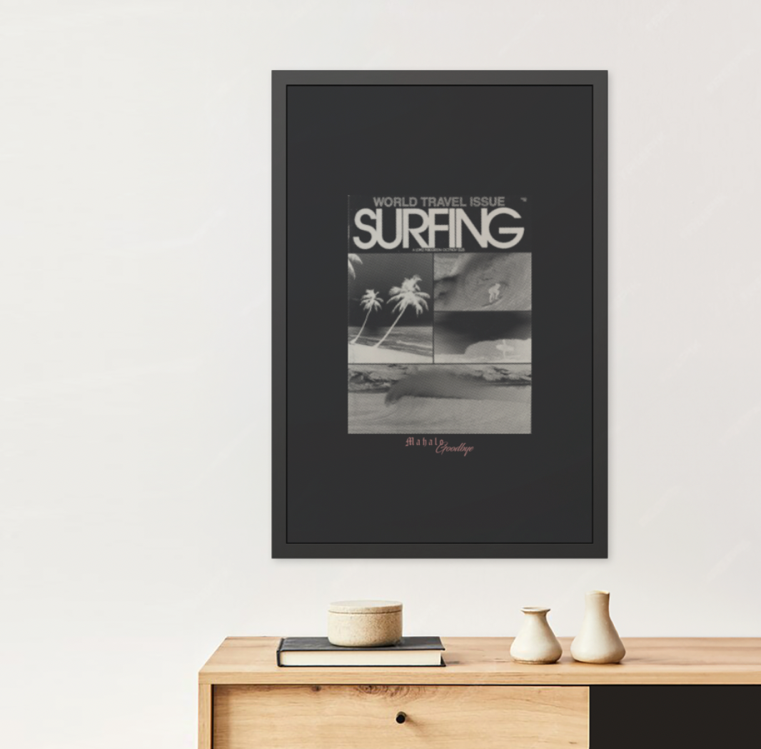 Sequence Cover Shot - Invert - Framed Print
