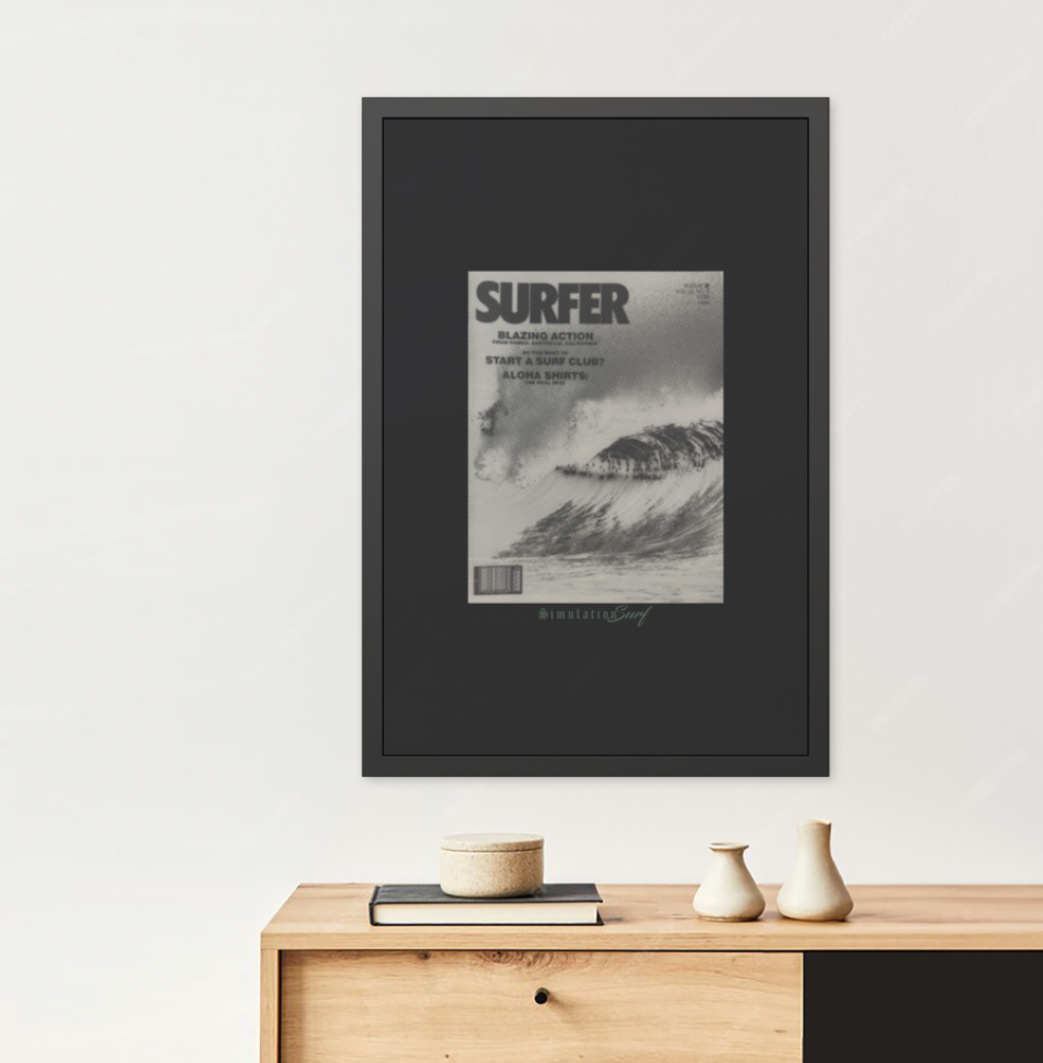 Drainer Cover Shot - Invert - Framed Print