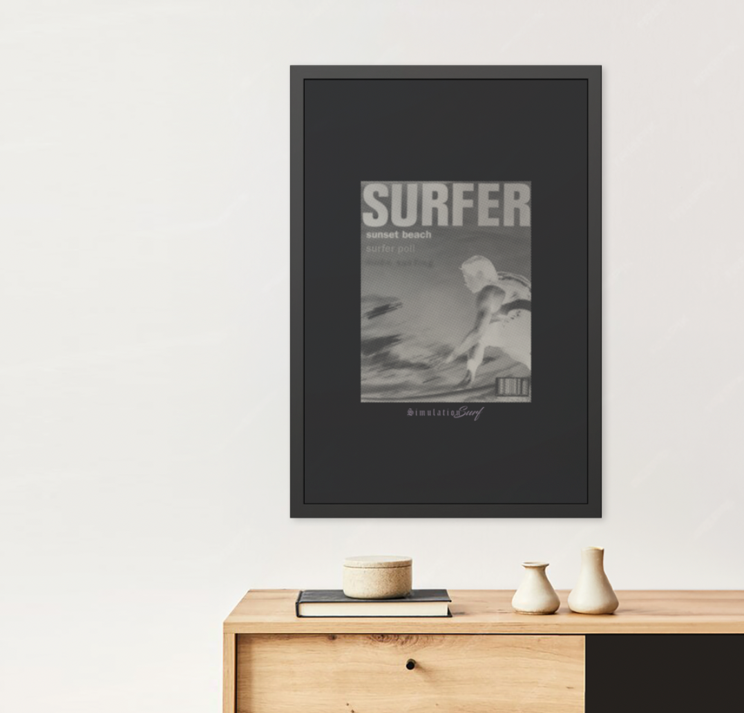 Curren Cover Shot - Invert - Framed Print