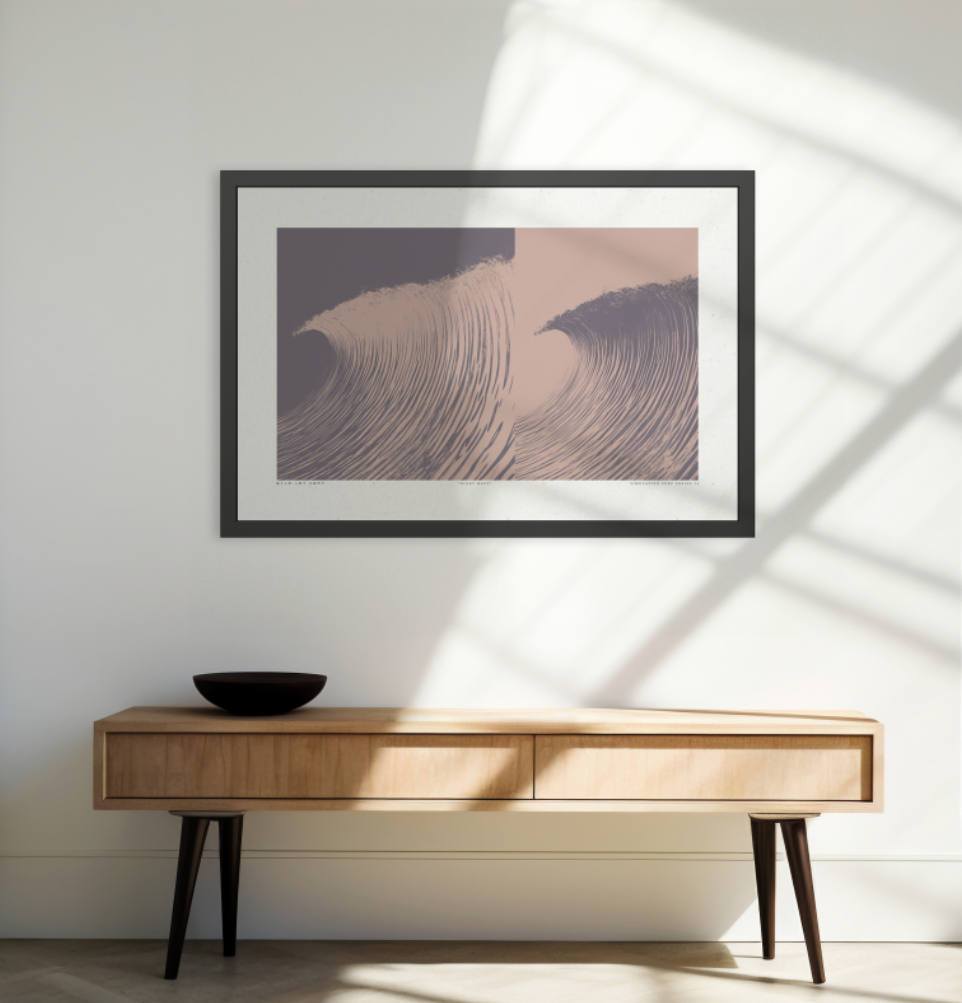 Night Wave 5 - Dusk - Framed Print