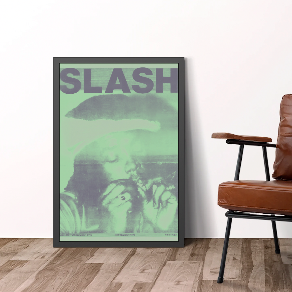 Slash 1 - Green Haze - Framed Print