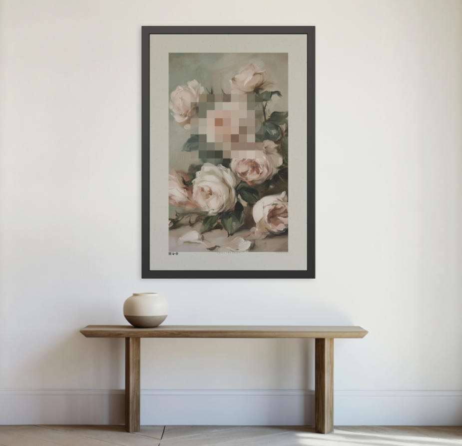 Smell The Roses 3 - Framed Print