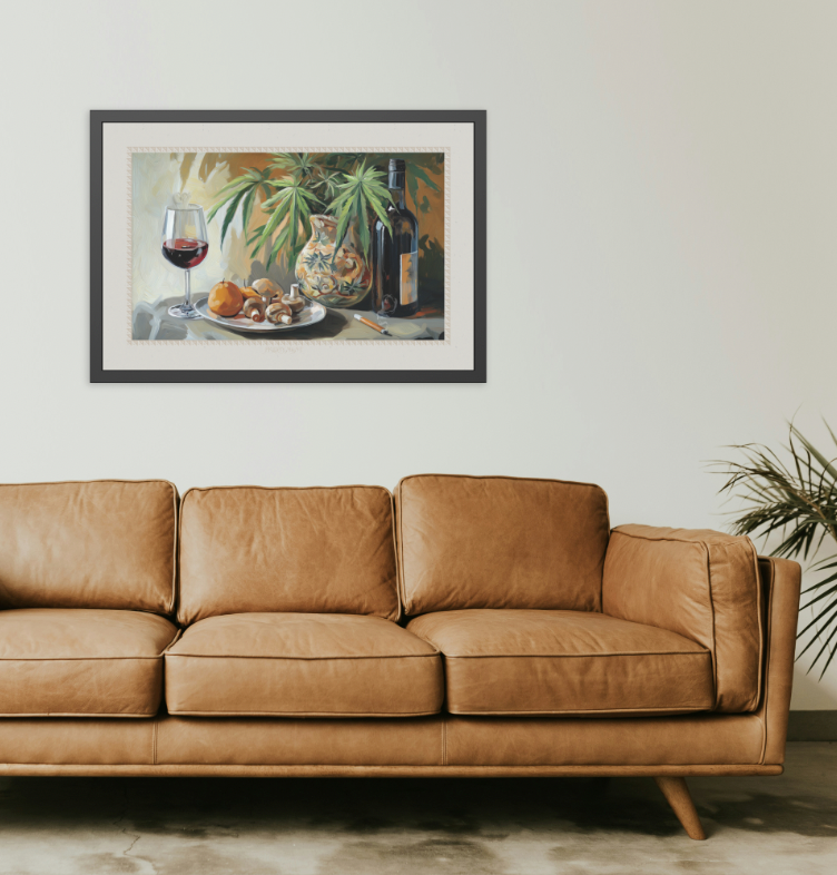 Friday Night - Stone - Framed Print