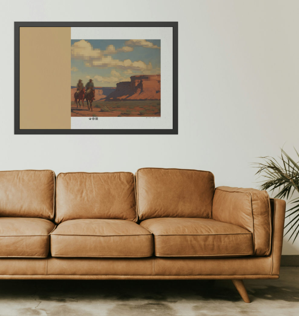 Westward - MDRN ANTQ - Framed Print
