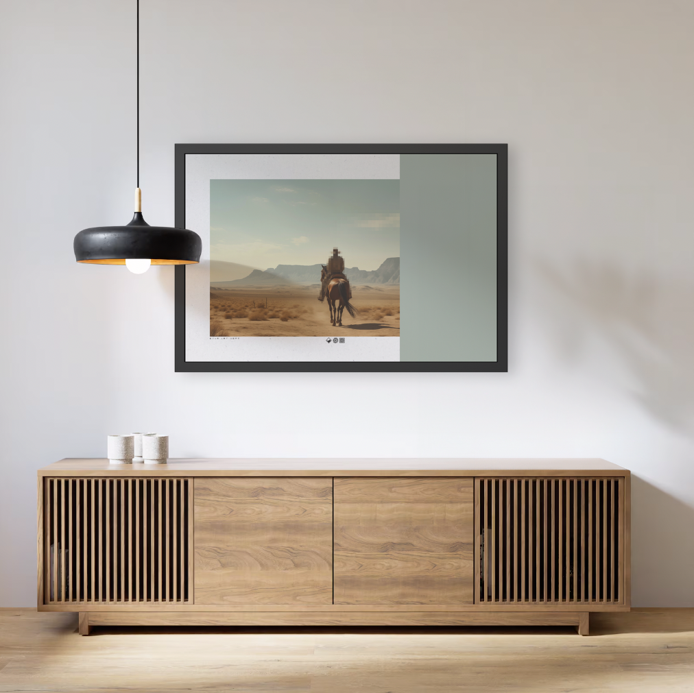 Lone Ranger - MDRN ANTQ - Framed Print