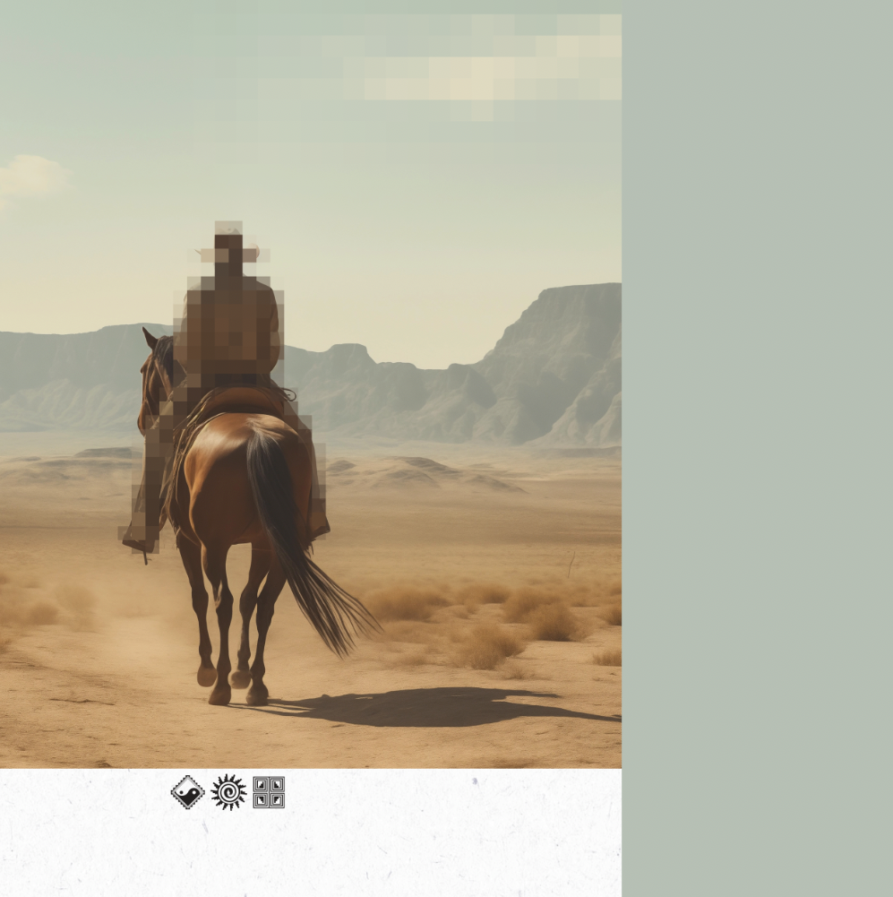 Lone Ranger - MDRN ANTQ - Framed Print