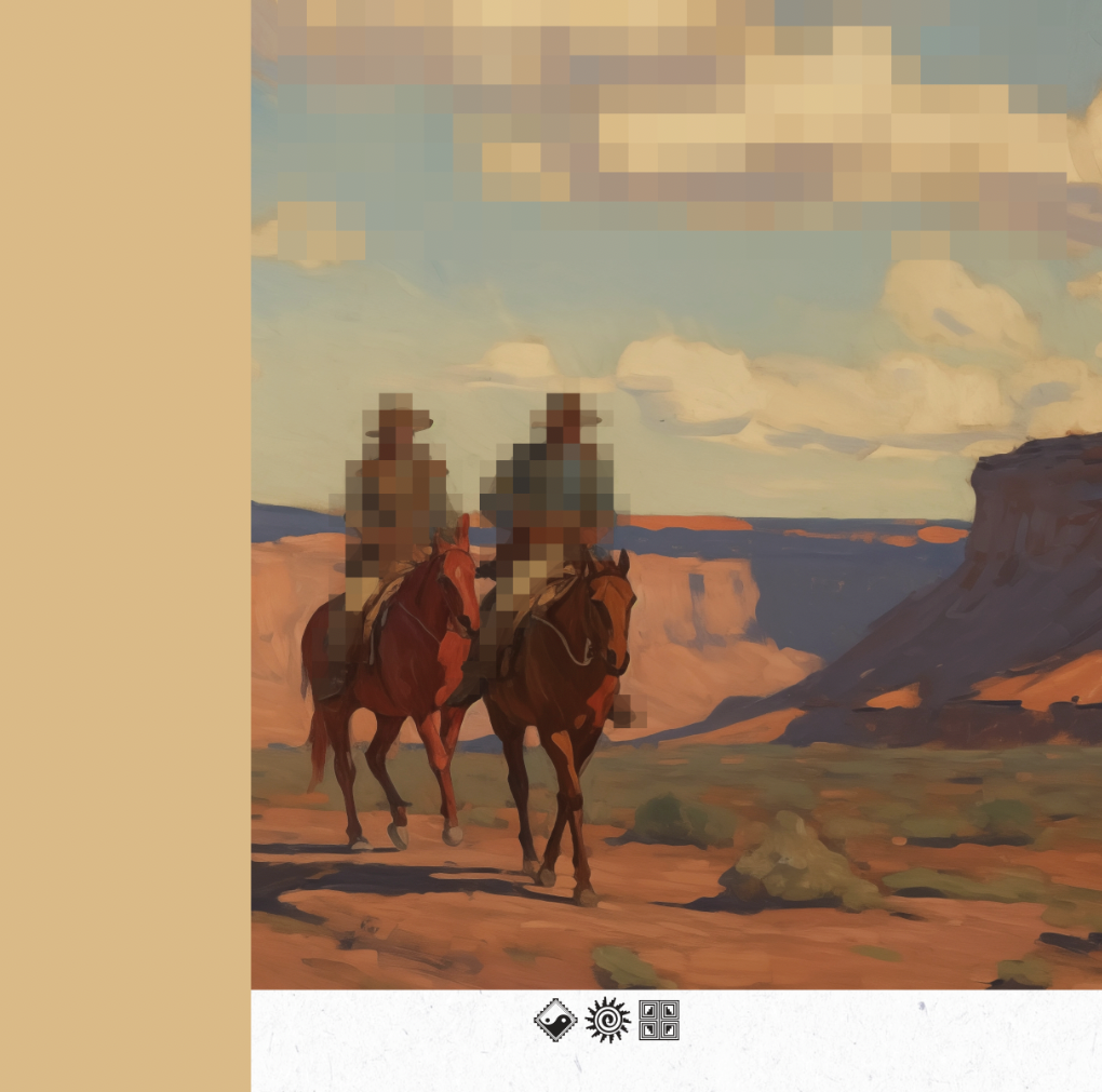 Westward - MDRN ANTQ - Framed Print