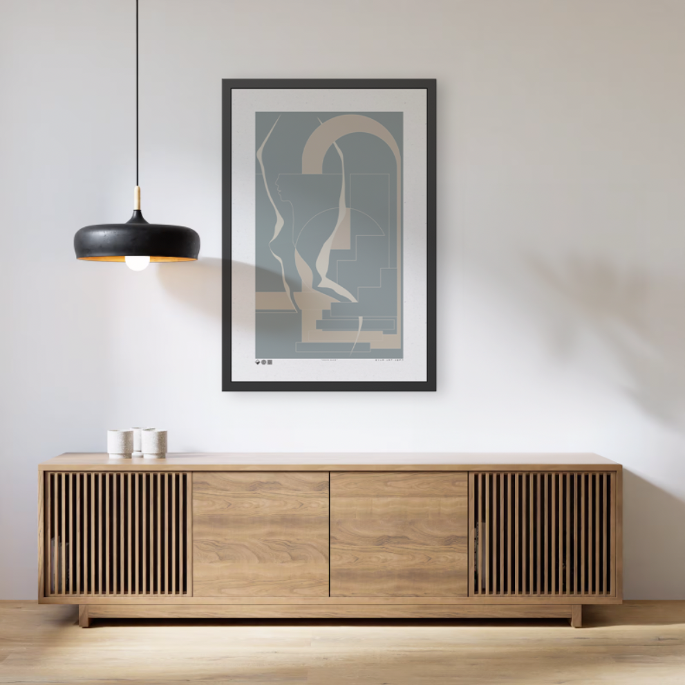 Noon Haze - Framed Print