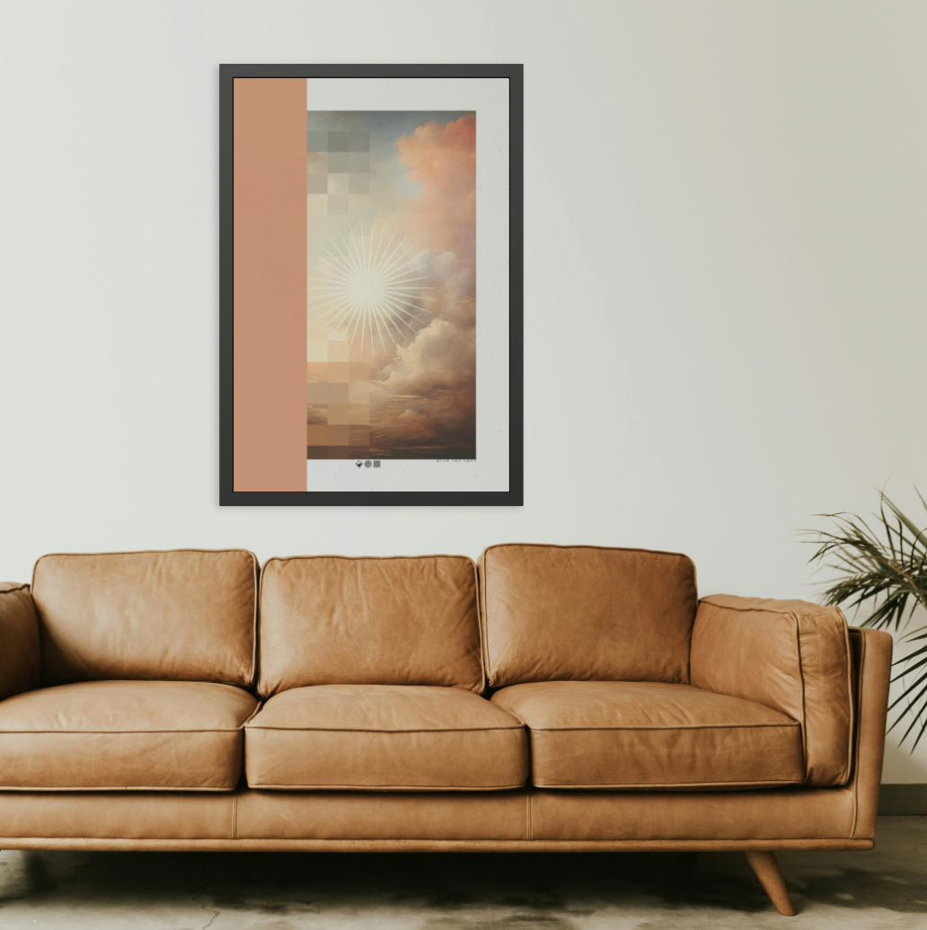 Cumulus - MDRN ANTQ - Framed Print