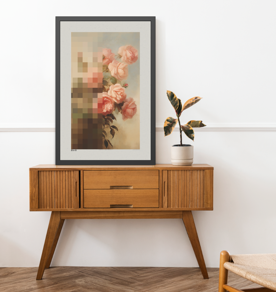 Smell The Roses 1 - Framed Print