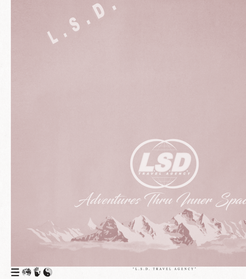 Faded - L.S.D. Travel - Blush - Framed Print