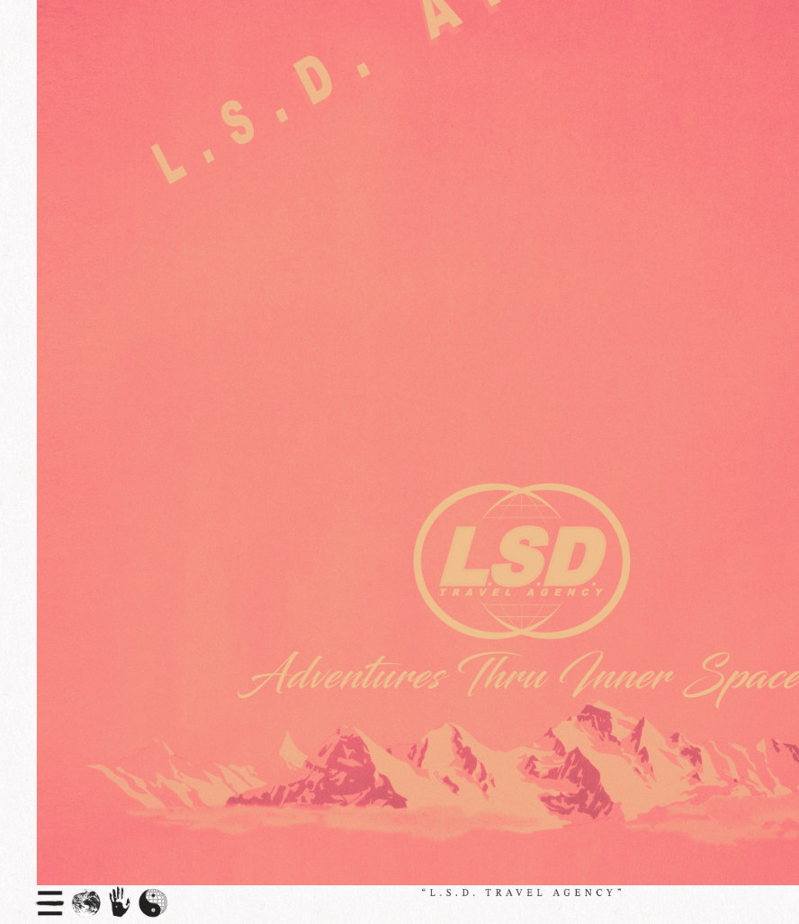 Faded - L.S.D. Travel - Sunset - Framed Print