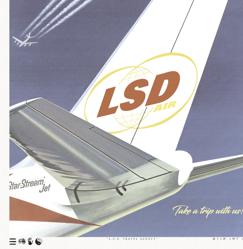 Wings - L.S.D. Travel - Framed Print