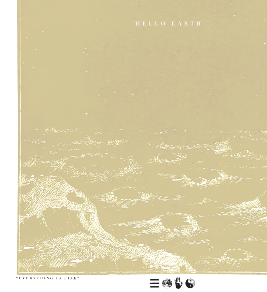 Hello Earth - Sunny- Framed Print