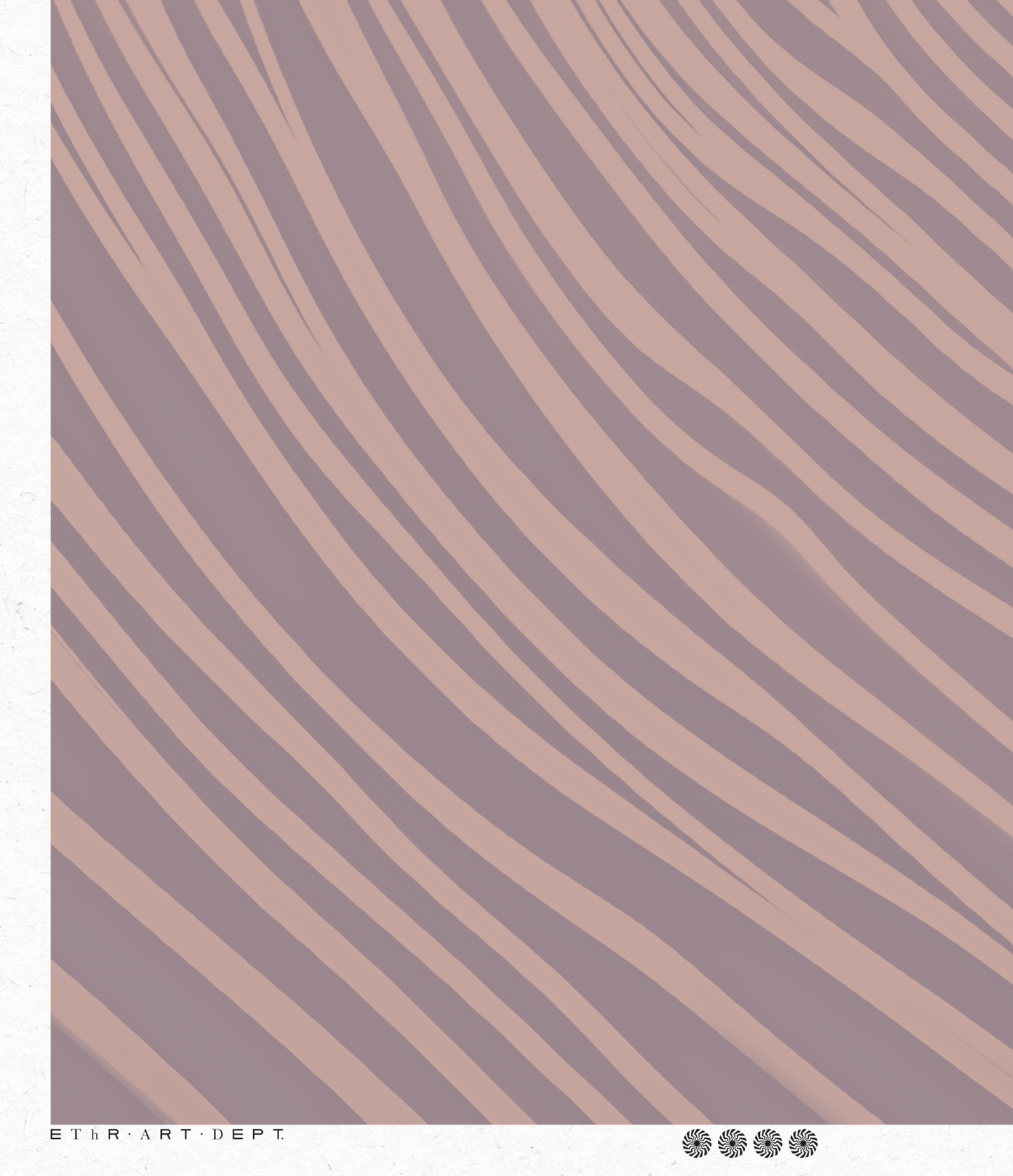 Wedge - Blush - Framed Print