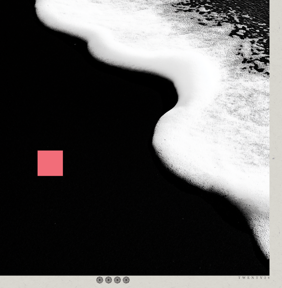 Washed 1 - Black & White - Framed Print