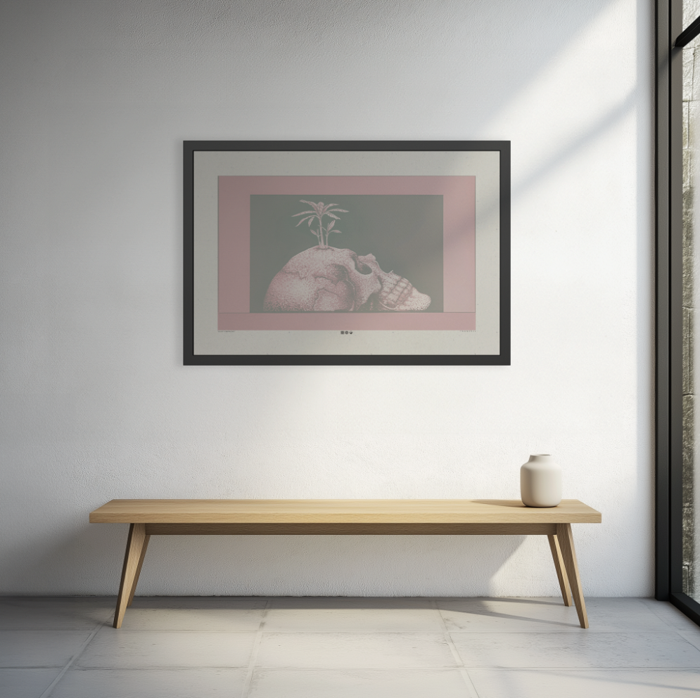 Keep Growing - Sage - Framed Print