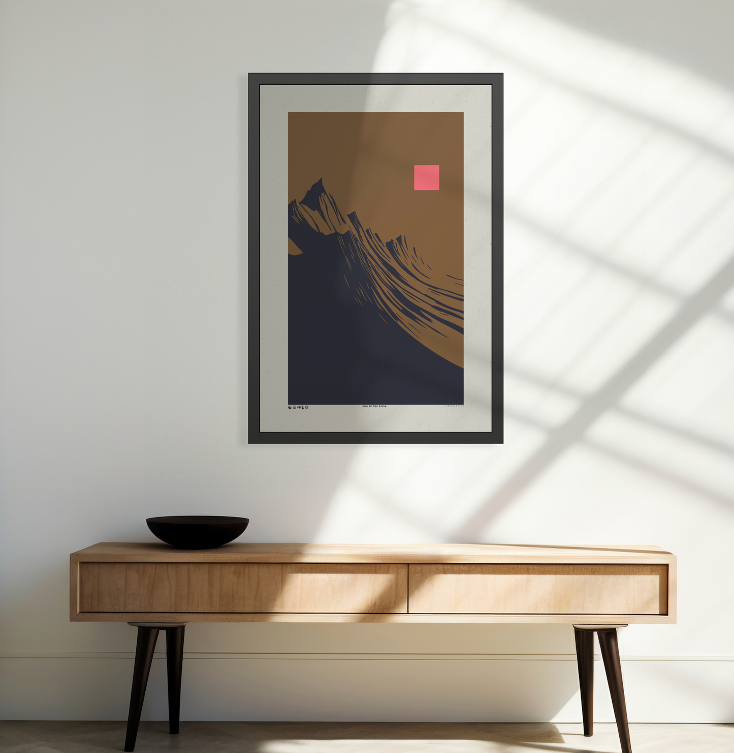 Run 2 The Hills - Earth - Framed Print