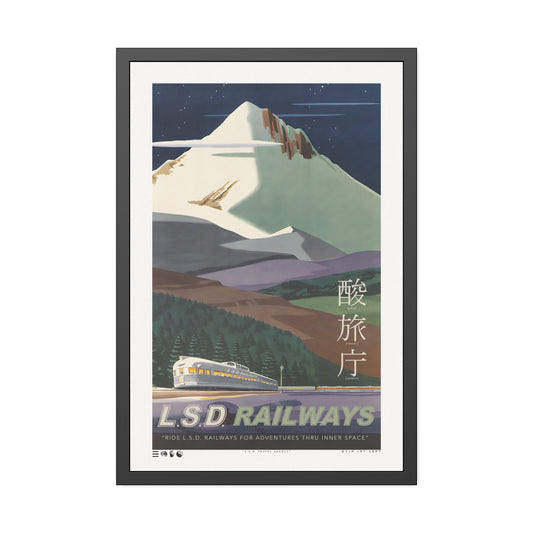 Railways - L.S.D. Travel - Framed Print