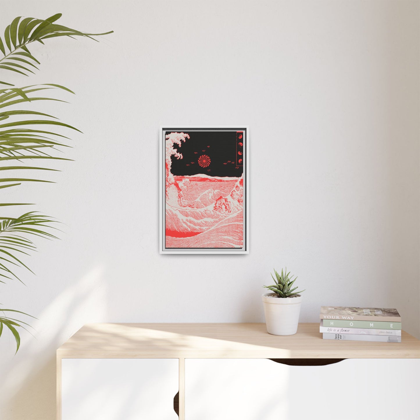 Back Wash - Framed Canvas
