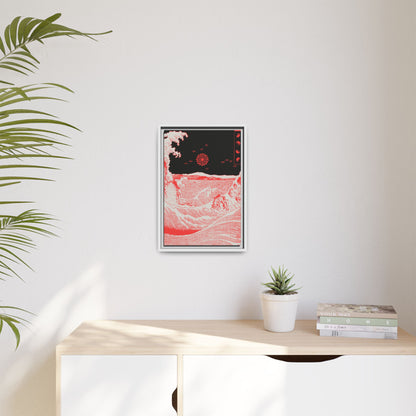 Back Wash - Framed Canvas