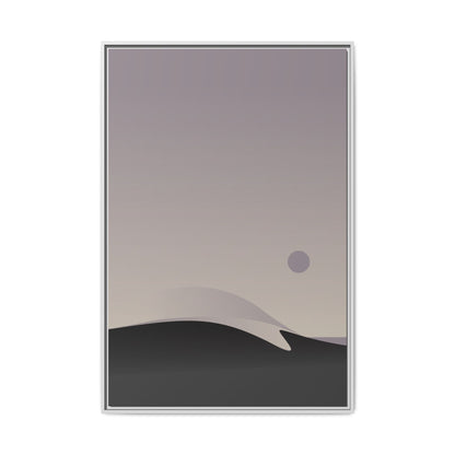 Hazy 4 - Framed Canvas