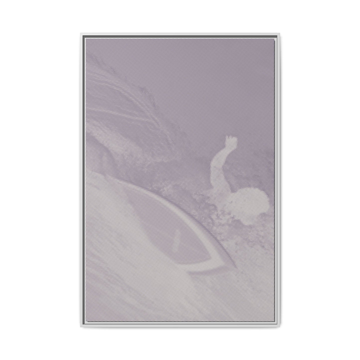 Buttons Cover Shot - Purple Haze - Framed Canvas