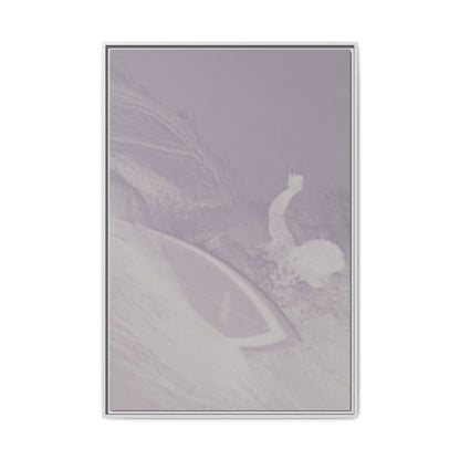 Buttons Cover Shot - Purple Haze - Framed Canvas