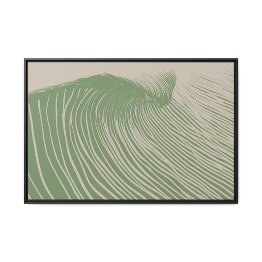 Wedge - Seaweed - Framed Canvas