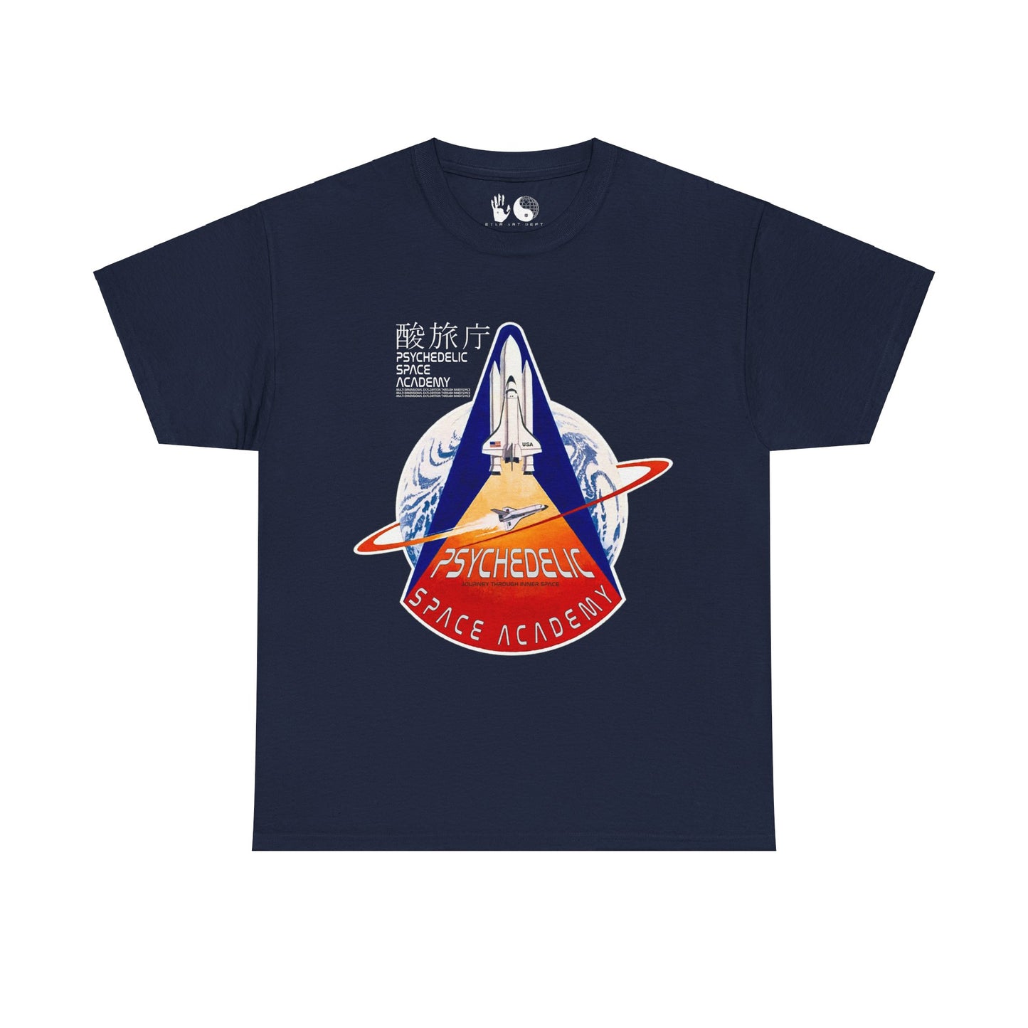 Blast Off Psychedelic Space Academy - T Shirt