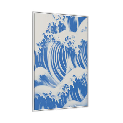 Eastern Crest - Royal - Framed Canvas