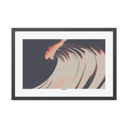 Pitch - Midnight - Framed Print