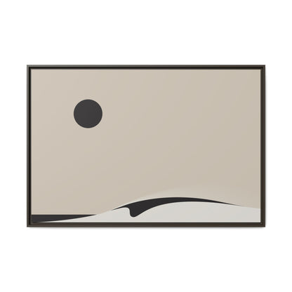 Day Wave 2 - Sand - Framed Canvas