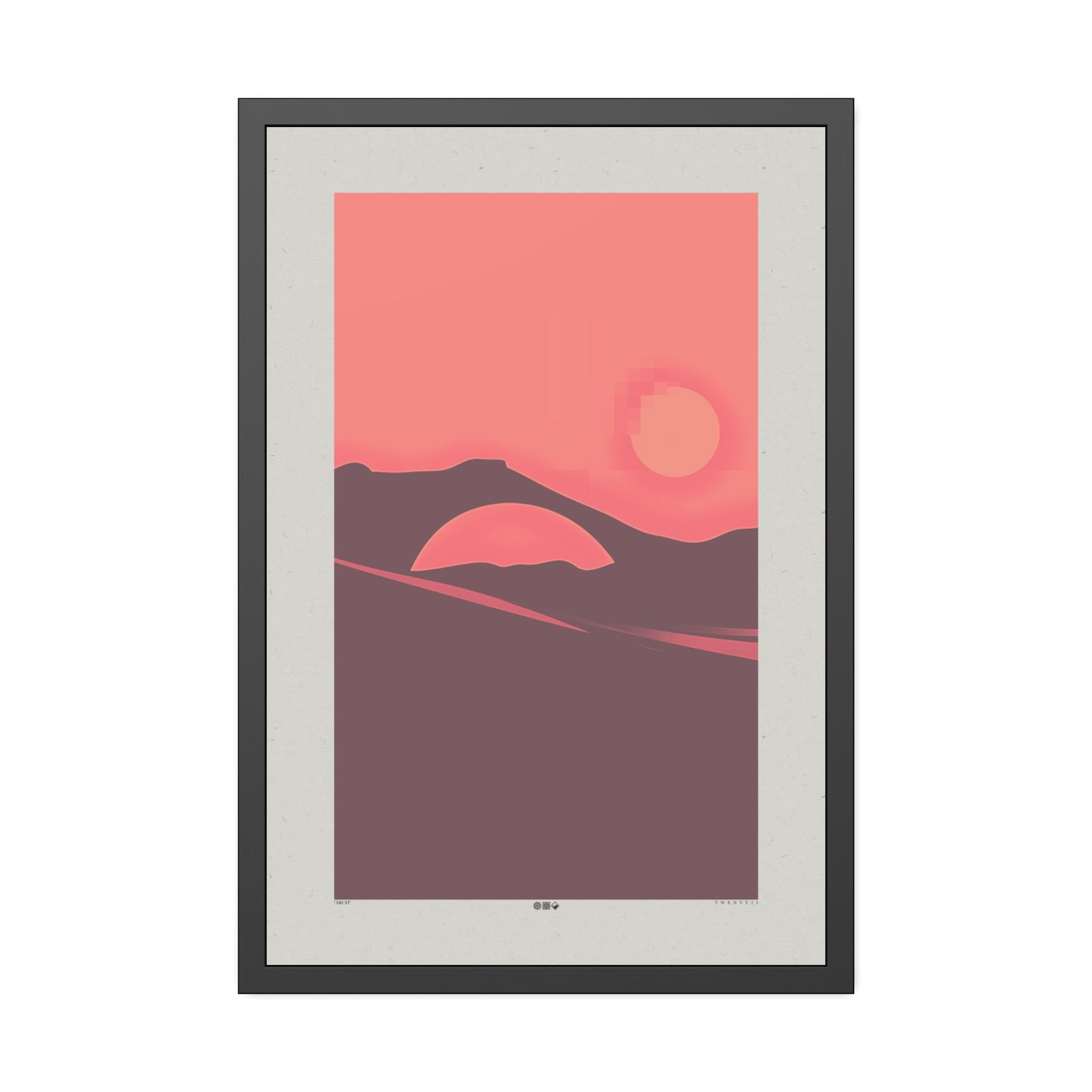 Arch - Fire - Framed Print
