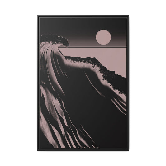 Crest - Night - Framed Canvas