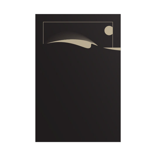 Night Wave 1 - Black - Fine Art Print