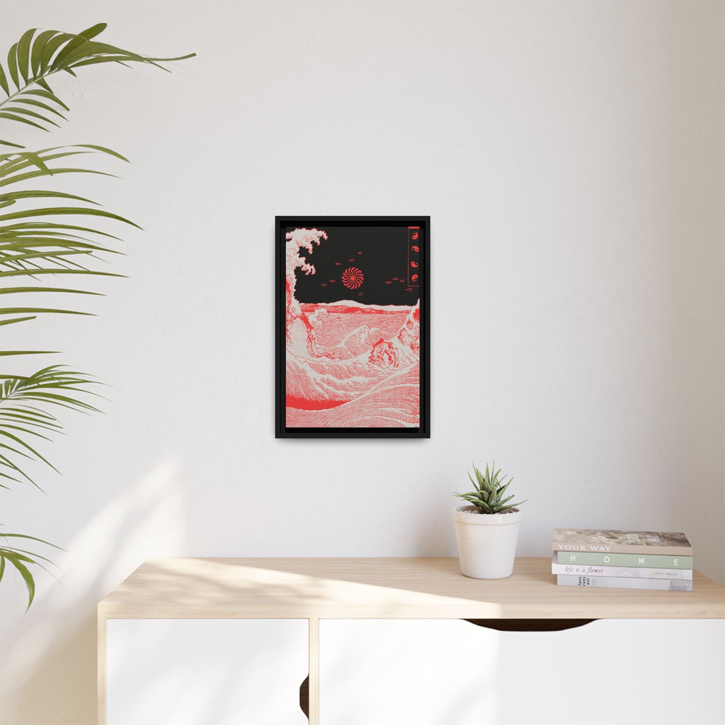 Back Wash - Framed Canvas