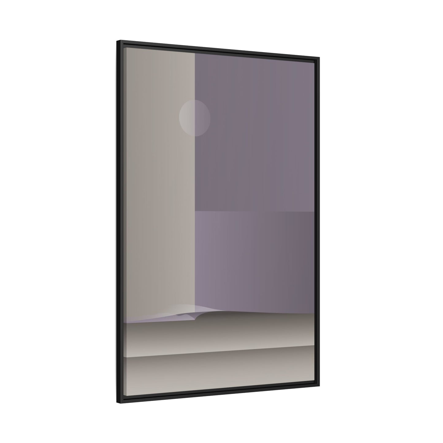 Runner - Purple Haze - Framed Canvas