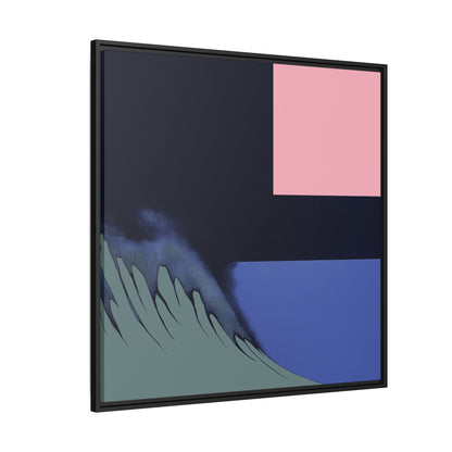 Scware - Sea Green - Framed Canvas
