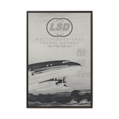 Take A Trip - Stone - Framed Canvas