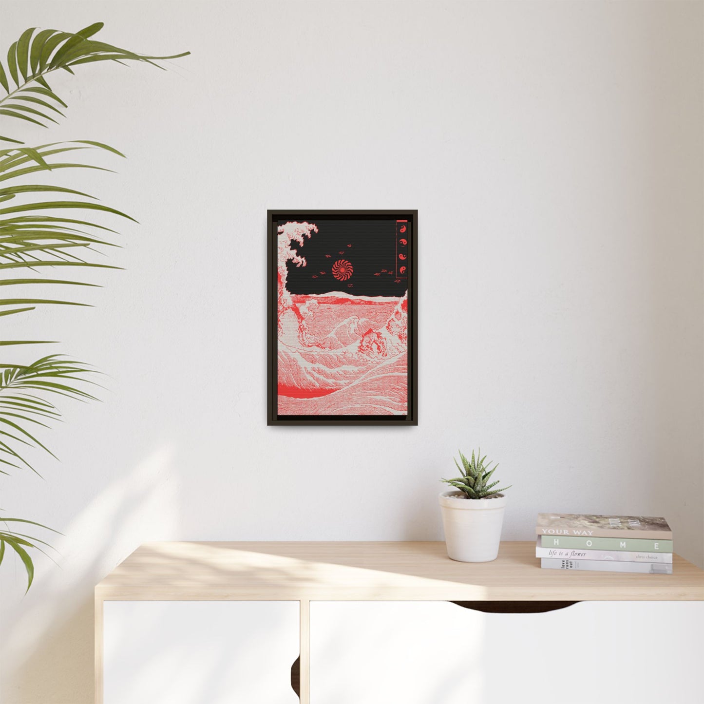 Back Wash - Framed Canvas