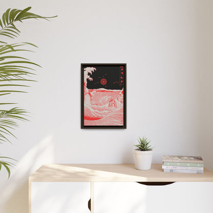 Back Wash - Framed Canvas