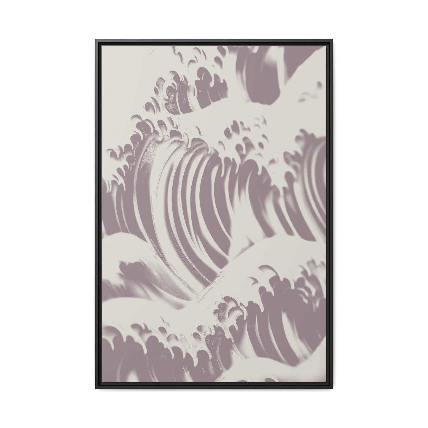 Eastern Crest - Purple Haze - Framed Canvas