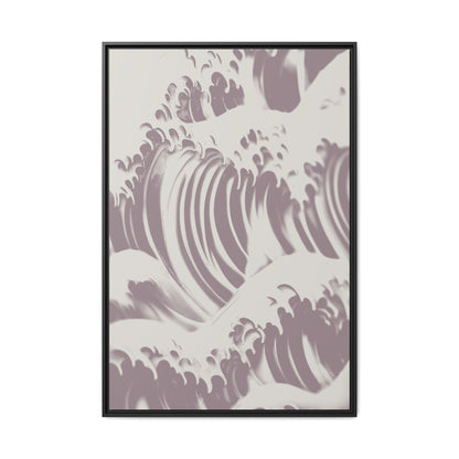 Eastern Crest - Purple Haze - Framed Canvas