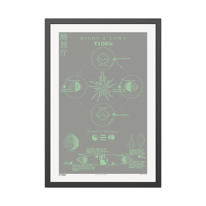 Highs & Lows - Purple Haze - Framed Print