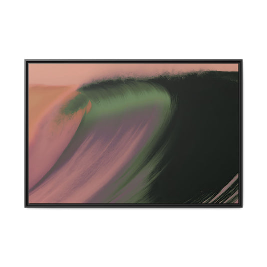 Sludge 3 - Framed Canvas