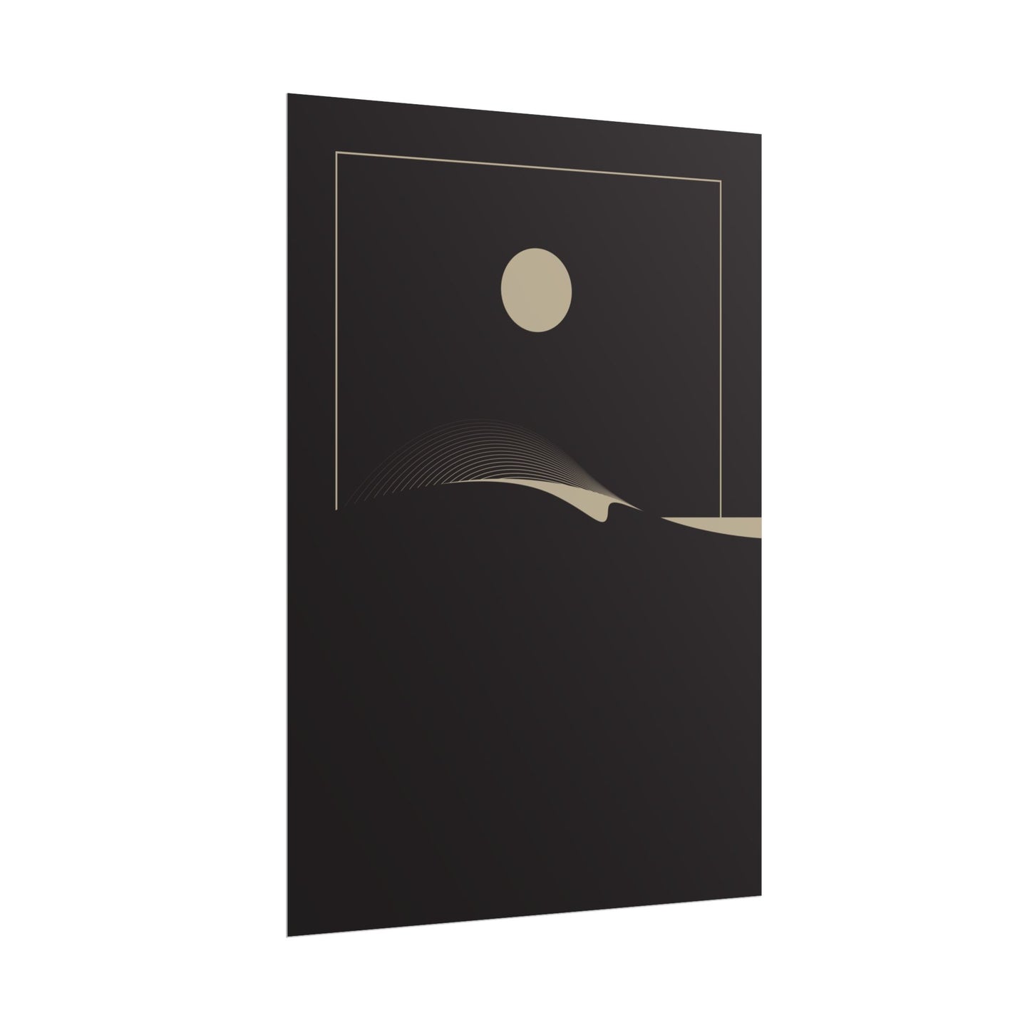 Night Wave 3 - Black - Fine Art Print