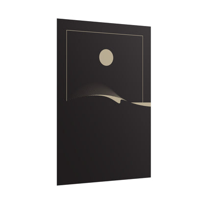 Night Wave 3 - Black - Fine Art Print